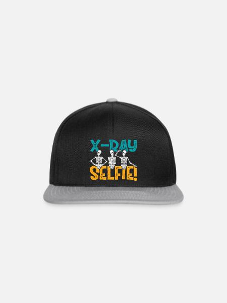 X-Ray Selfie! - Snapback Cap - Schwarz/Grau