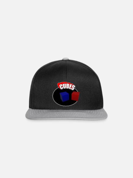 CUBES - Snapback Cap - Schwarz/Grau