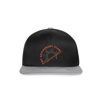 École de musique Orchestre Basson Clarinette Musicien - Casquette snapback - noir/gris - Devant