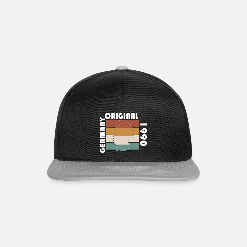 Deutschland Original - Snapback Cap - Schwarz/Grau