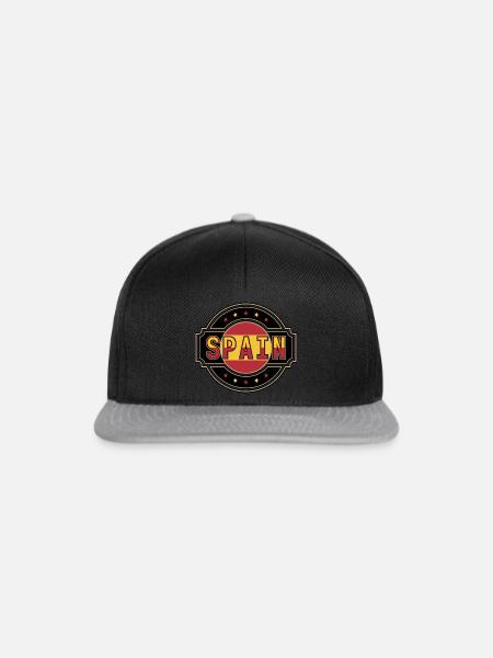 Spain - Snapback Cap - Schwarz/Grau