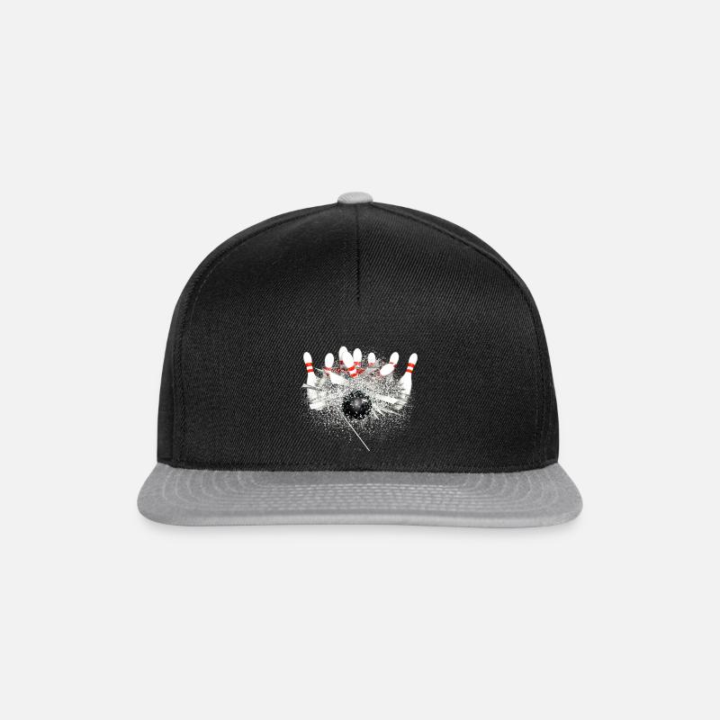 Strike Bowling - Snapback Cap - Schwarz/Grau