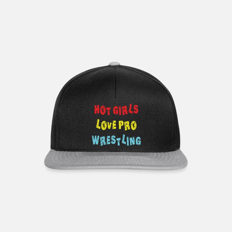 Wrestling - Snapback Cap - Schwarz/Grau