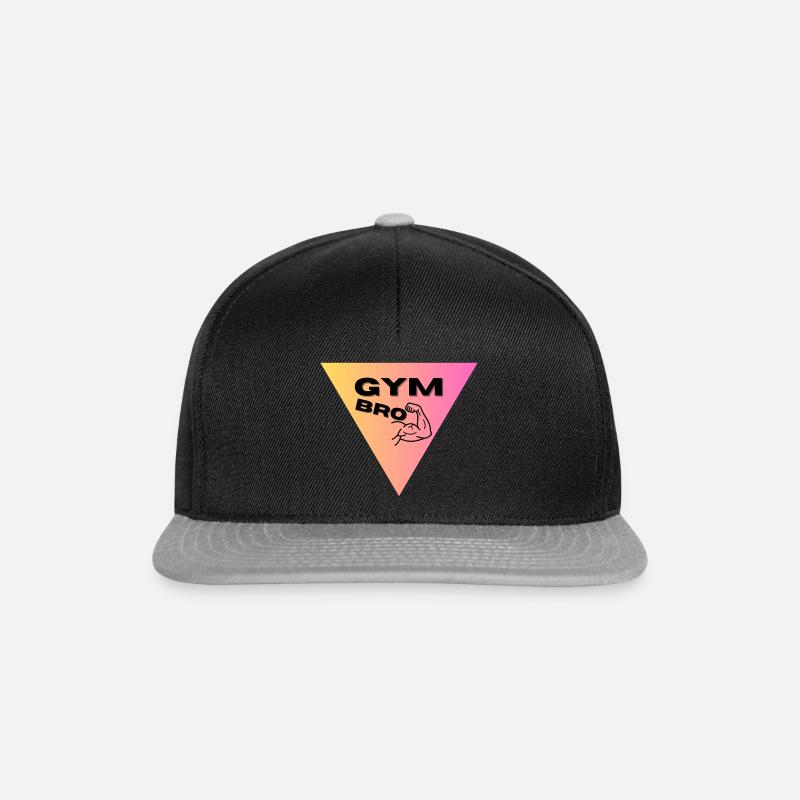 Muscle Logo Triangle - Snapback Cap - black/grey
