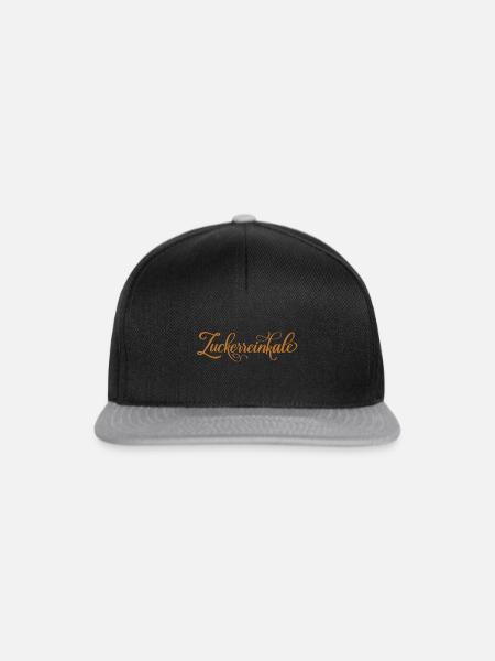 Zuckerreinkale - Snapback Cap - Schwarz/Grau