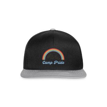 Camp Pride - Snapback Cap - Schwarz/Grau - Vorne