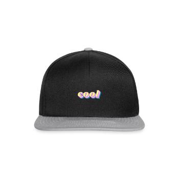 tshirt cool - Casquette snapback - noir/gris - Devant