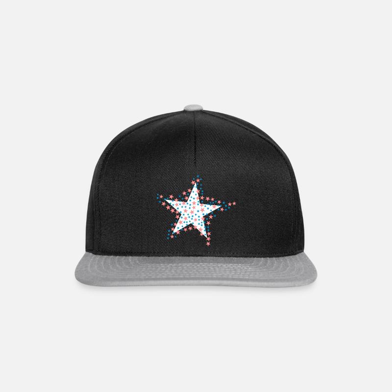 Stern - Snapback Cap - Schwarz/Grau