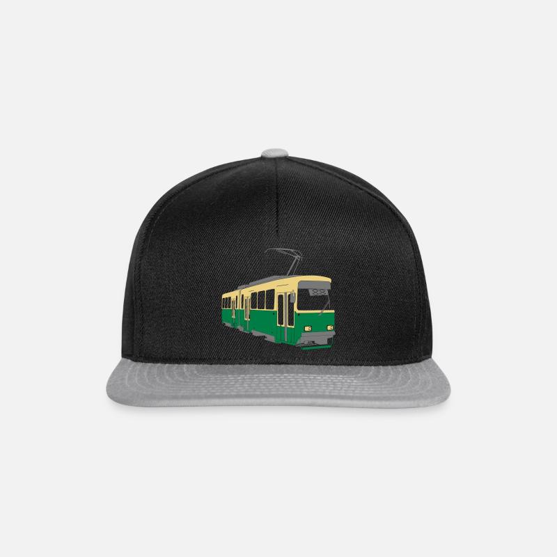 Tramway d'Helsinki - Casquette snapback - noir/gris