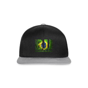 BJJ Jiu Jitsu Brésilien Art Martial MMA Combat - Casquette snapback - noir/gris - Devant