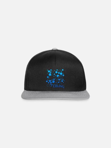 Diving - Snapback Cap - Schwarz/Grau