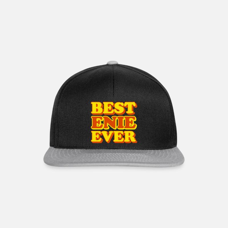 Enie First Name Funny Gift - Snapback Cap - black/grey