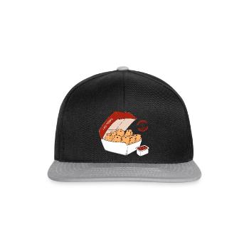 Capy Nuggets - Snapback Cap - black/grey - Front
