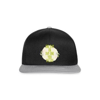 Day One or One Day Awareness - Snapback Cap - black/grey - Front