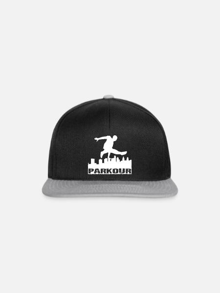 Parkour - Snapback Cap - Schwarz/Grau