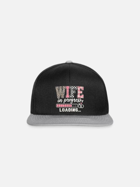 WIFE in progress Loading - Snapback Cap - Schwarz/Grau