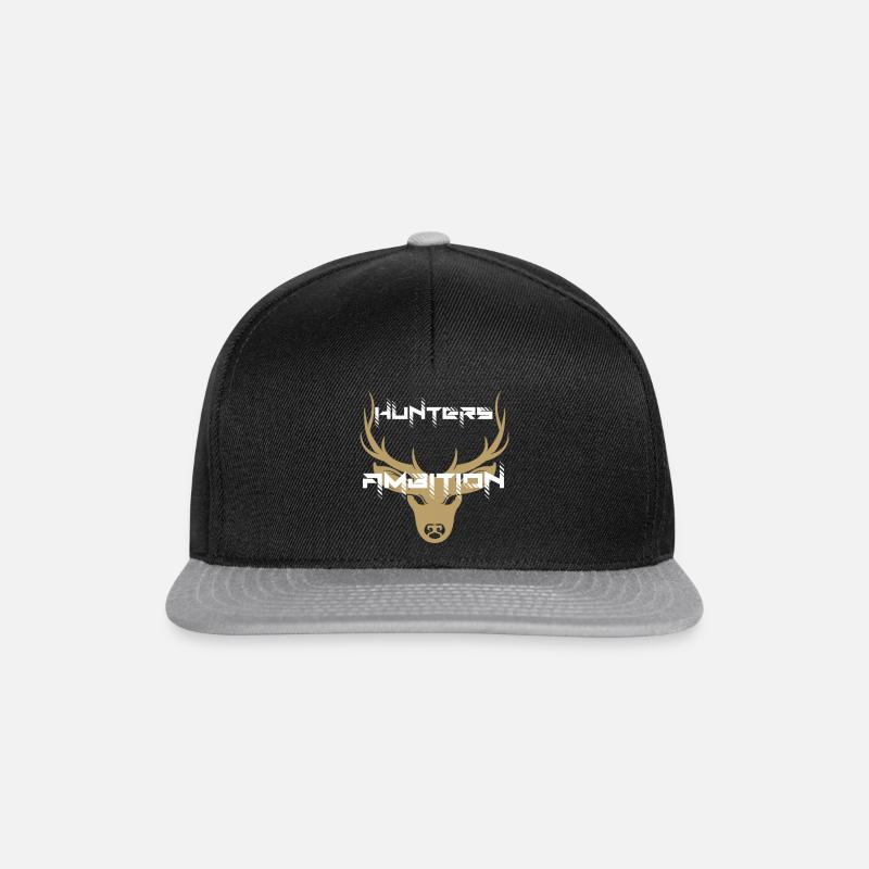 Ambition chasseurs - Casquette snapback - noir/gris