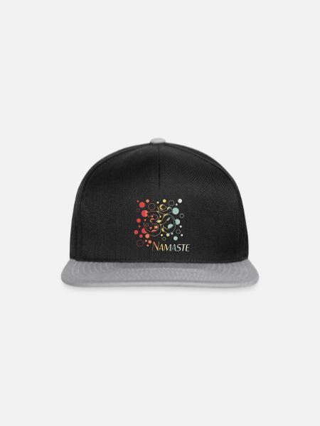 Namaste Yoga - Snapback Cap - Schwarz/Grau