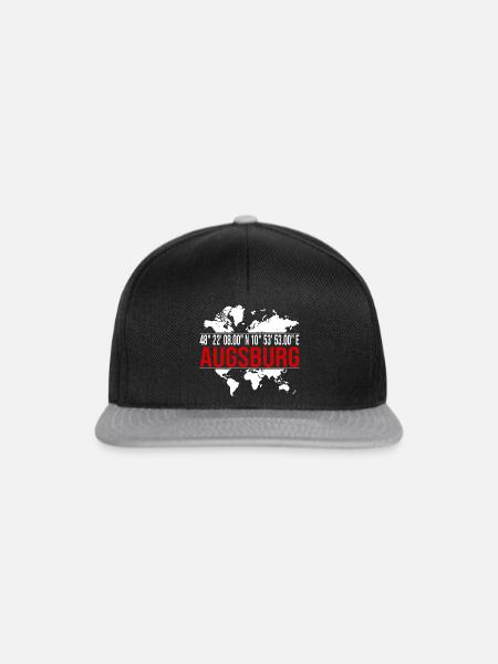 Augsburg - Snapback Cap - Schwarz/Grau