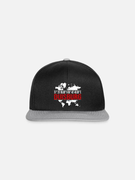 Duisburg - Snapback Cap - Schwarz/Grau