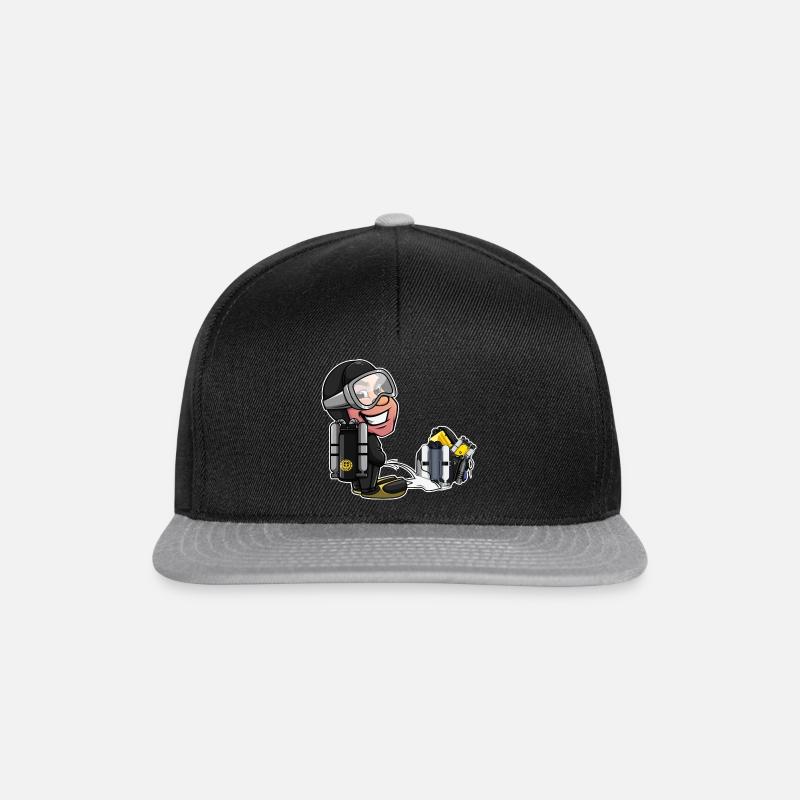 Megalodon CCR - Snapback Cap - black/grey