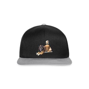 tervuren saut - Casquette snapback - noir/gris - Devant