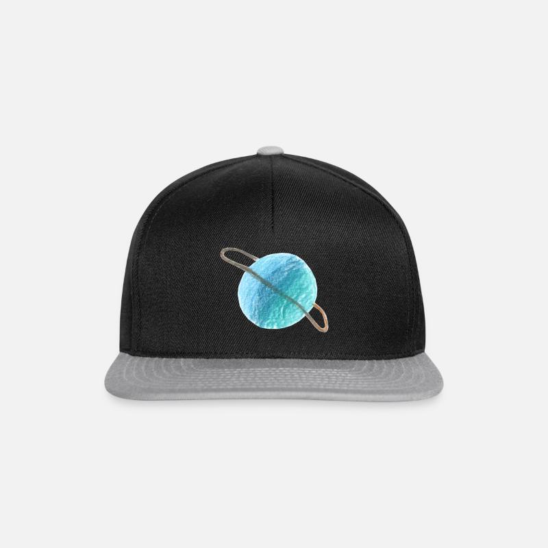 Planète bleue - Casquette snapback - noir/gris