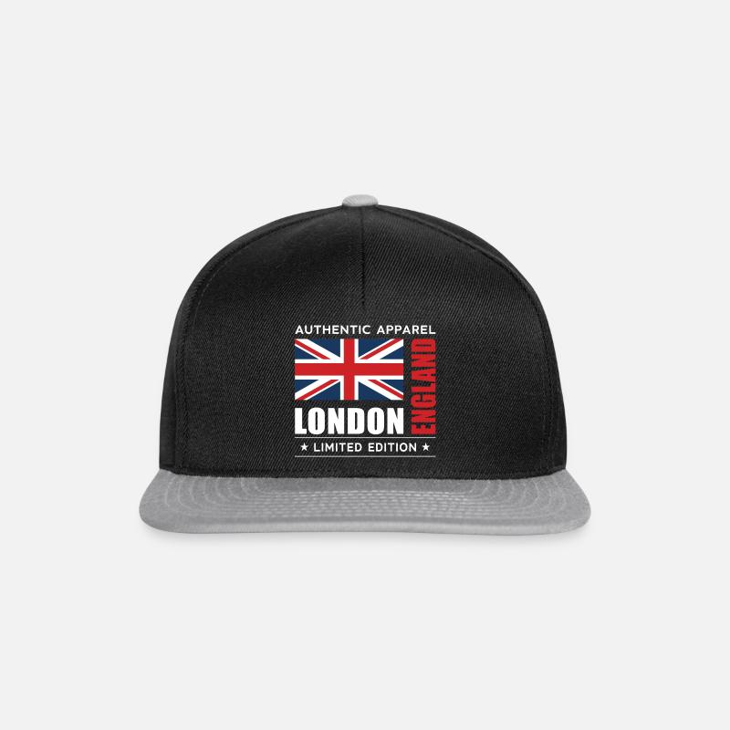 Londres - Casquette snapback - noir/gris