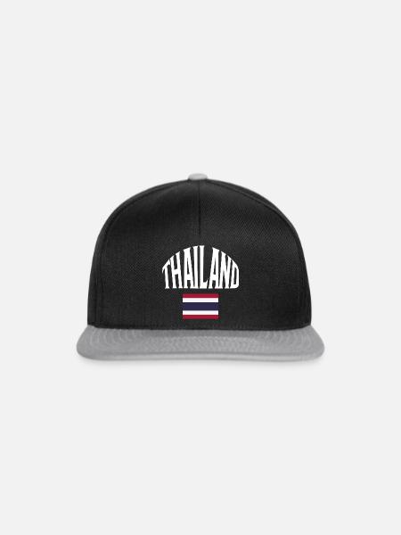 Thailand - Snapback Cap - Schwarz/Grau