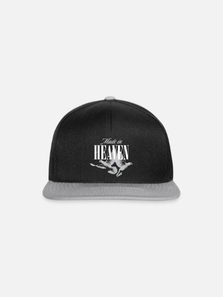 Made in Heaven - Snapback Cap - Schwarz/Grau