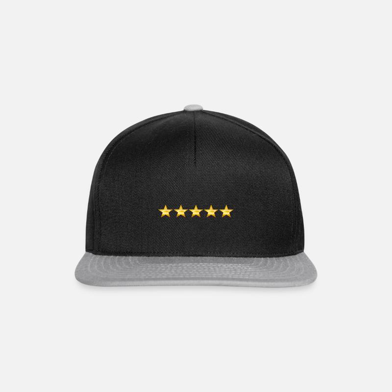 5 Etoiles - Casquette snapback - noir/gris