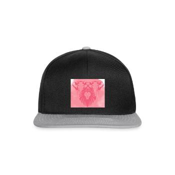 The Lion and the Elephant the Kings - Snapback Cap - black/grey - Front