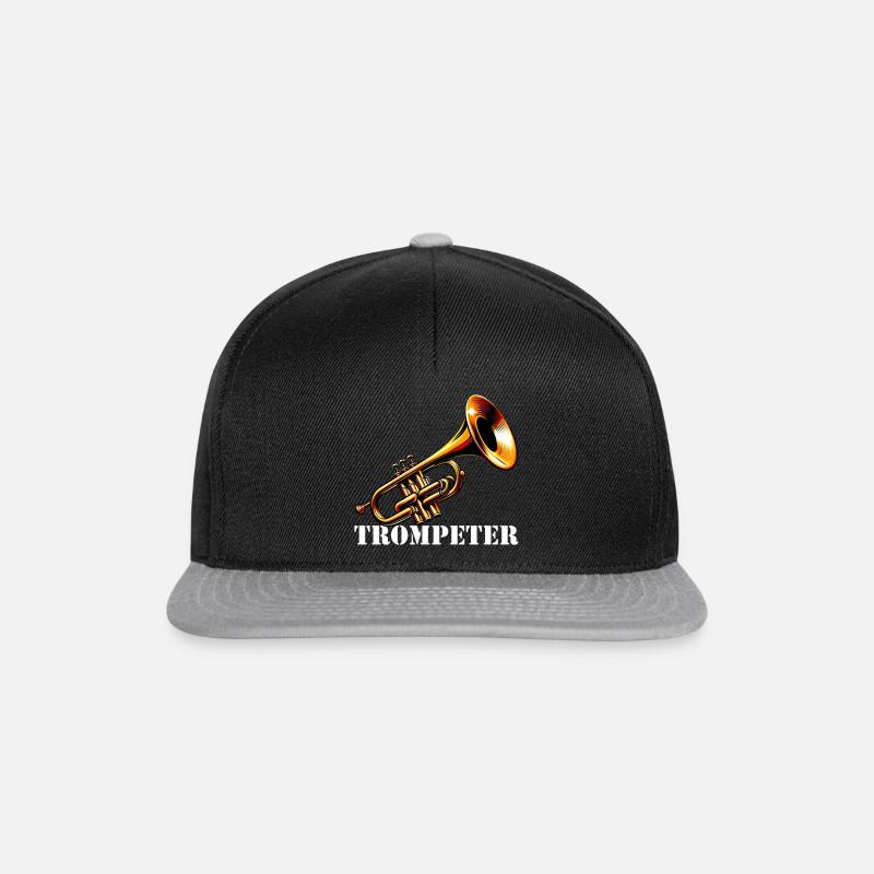 Trompeter - Snapback Cap - Schwarz/Grau