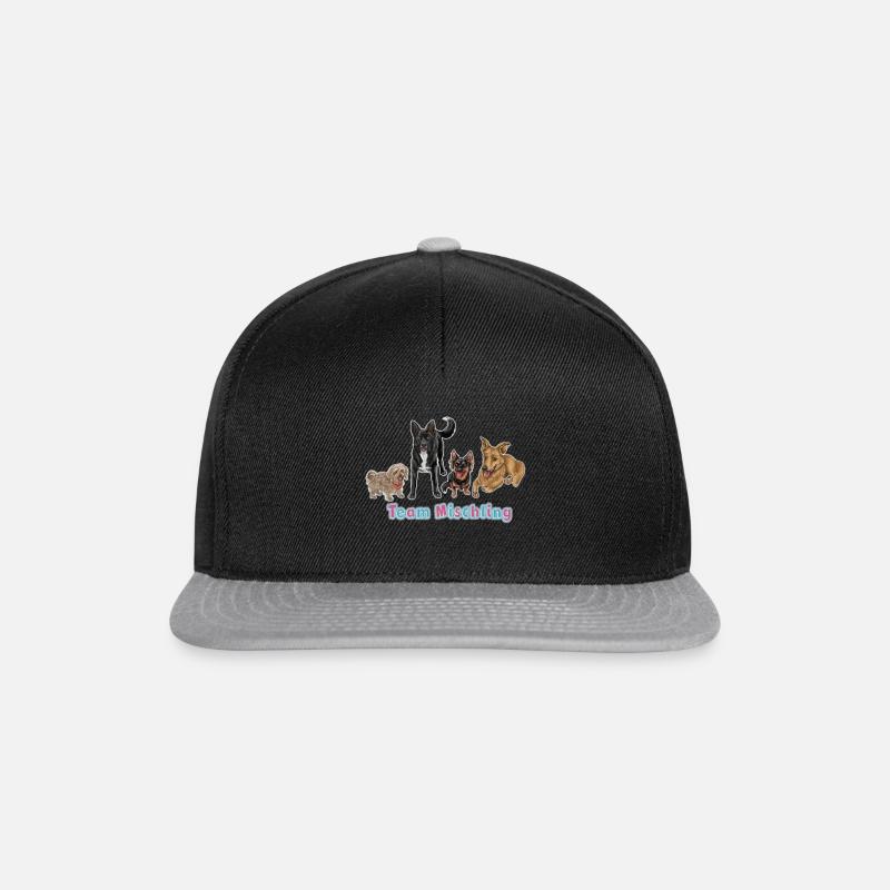 Team Mischling - Snapback Cap - Schwarz/Grau