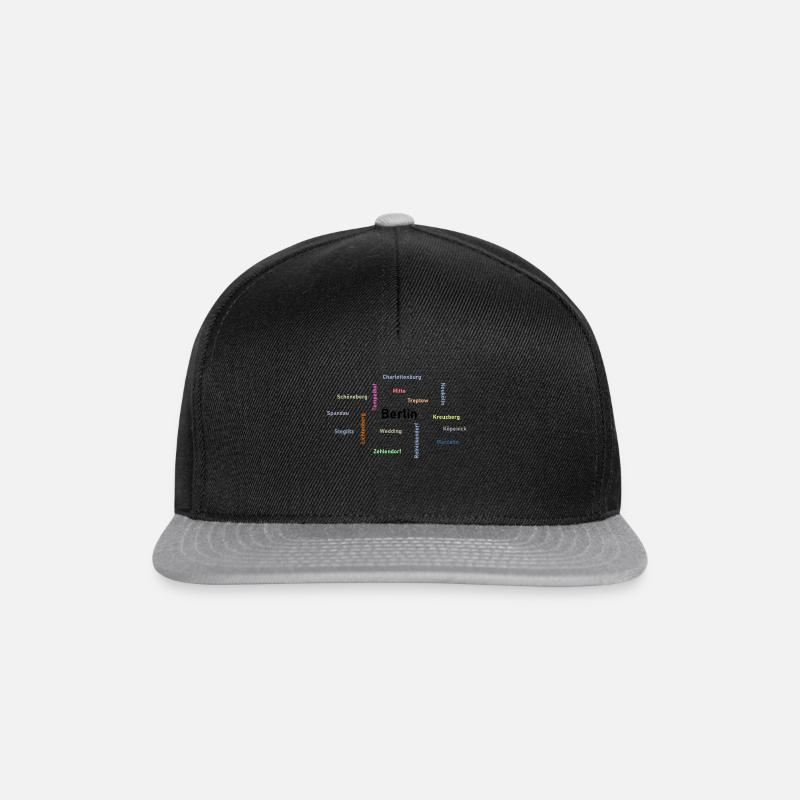 Berlin - Snapback Cap - Schwarz/Grau