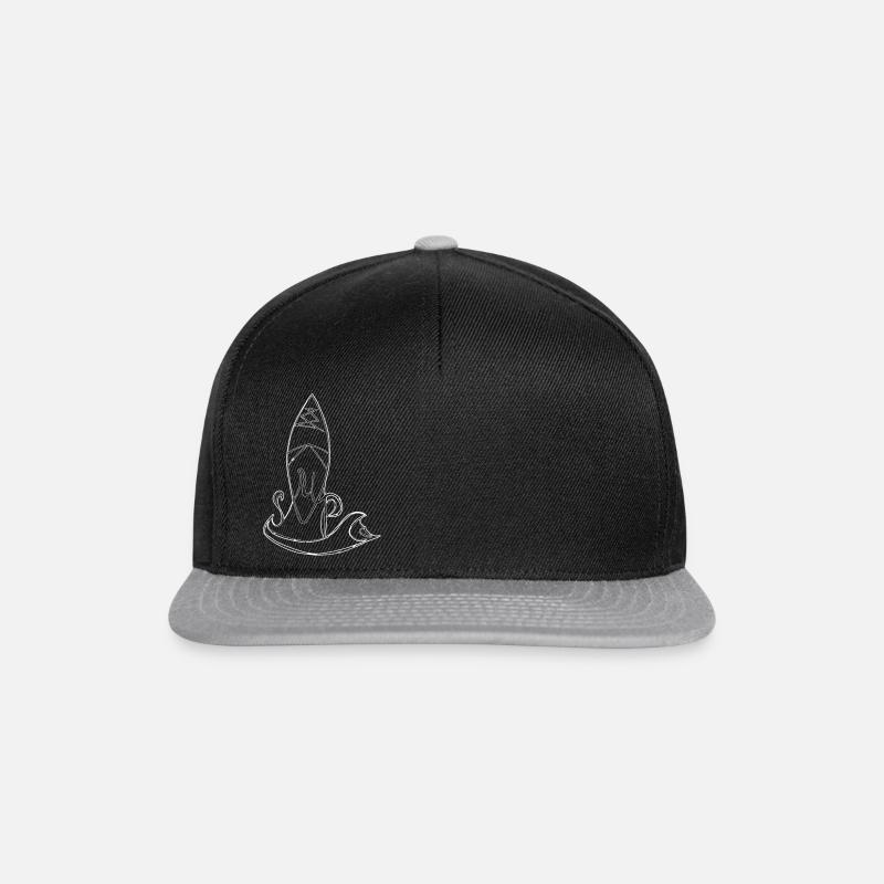 Stand Up Paddling - Snapback Cap - Schwarz/Grau