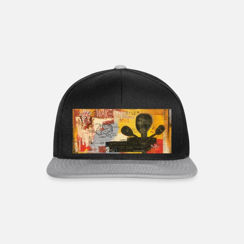 Sometimes i see things that are realy there - Snapback Cap - black/grey