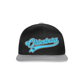 OLDENBURG HOMETOWN - Snapback Cap - Schwarz/Grau - Vorne