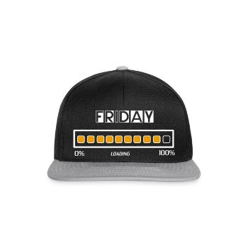Freitag - Snapback Cap - Schwarz/Grau - Vorne