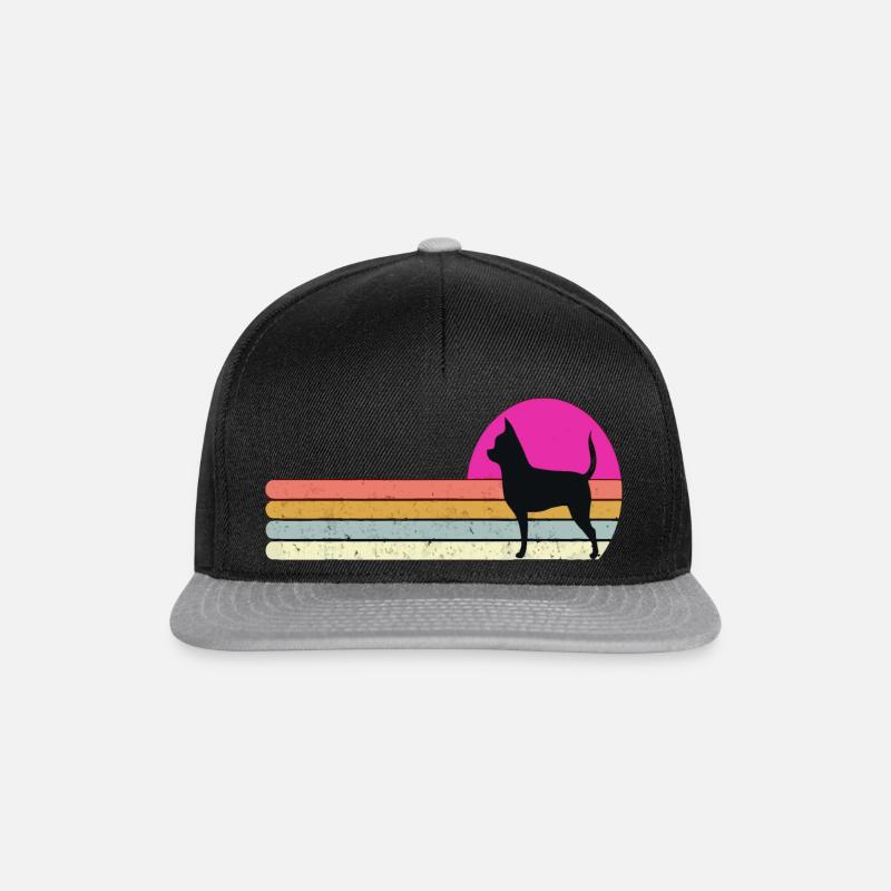 Chihuahua best Buddy - Snapback Cap - Schwarz/Grau