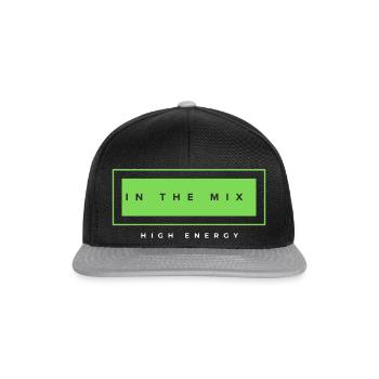 Bauform16 - Snapback Cap - Schwarz/Grau - Vorne
