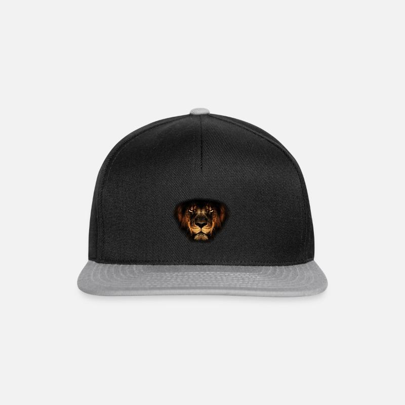 Lion - Casquette snapback - noir/gris