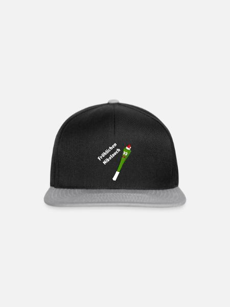 Fröhlichen Nikolauch - Snapback Cap - Schwarz/Grau