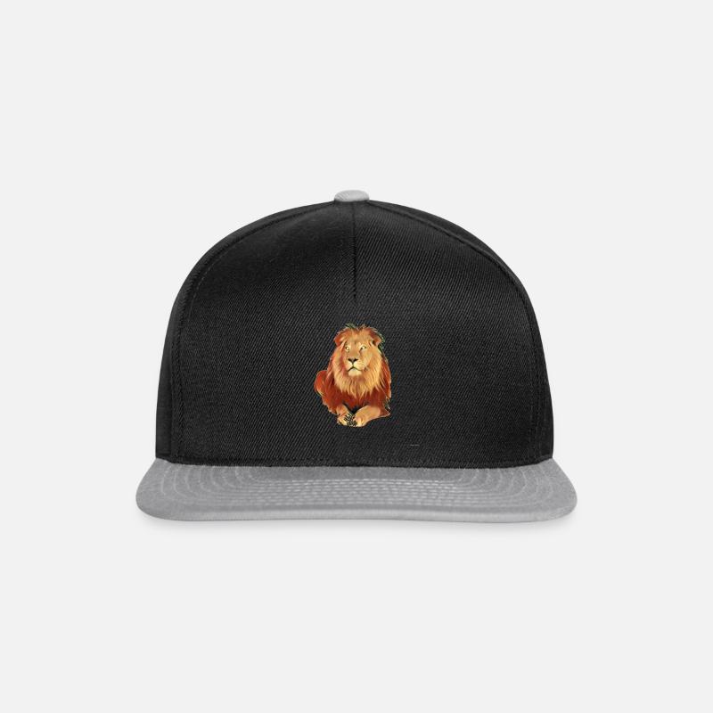 Lion - Snapback Cap - black/grey