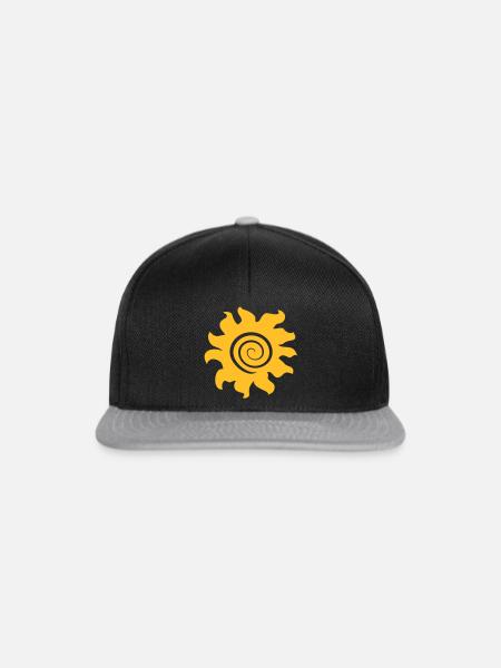 sonne - Snapback Cap - Schwarz/Grau