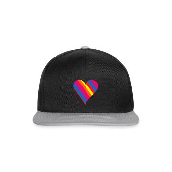 Fierté gai - Casquette snapback - noir/gris - Devant