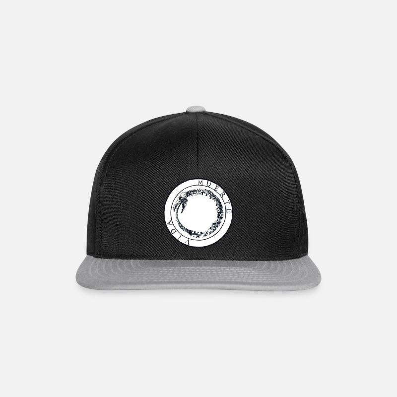 Canserbero logo vie ou mort - Casquette snapback - noir/gris