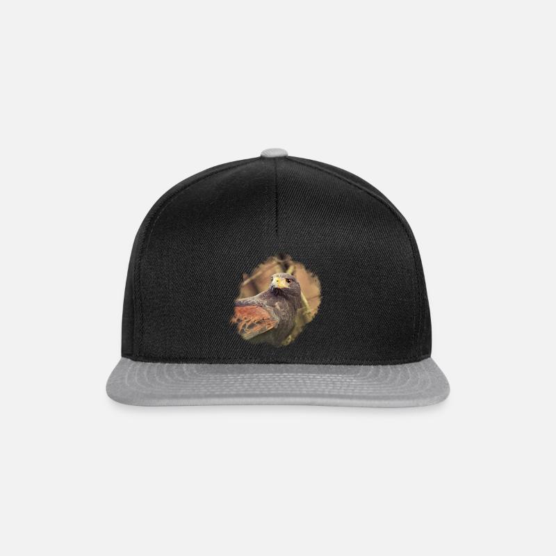 Luzie Harris Hawk - Casquette snapback - noir/gris