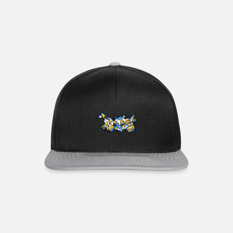 FCCZJ Graffiti - Snapback Cap - Schwarz/Grau