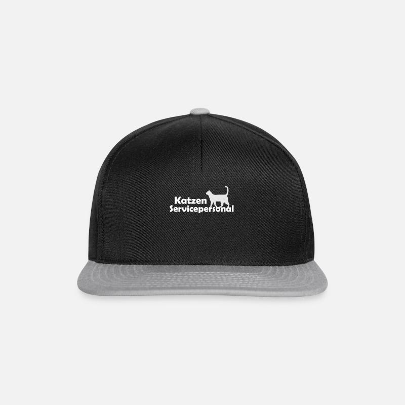 Katzen Personal - Snapback Cap - Schwarz/Grau